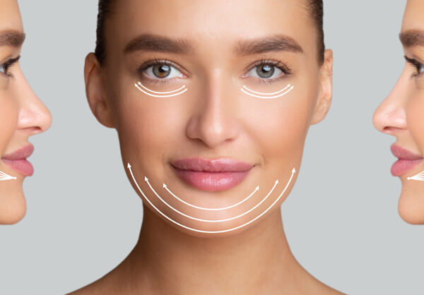 woman with wrinkle lines